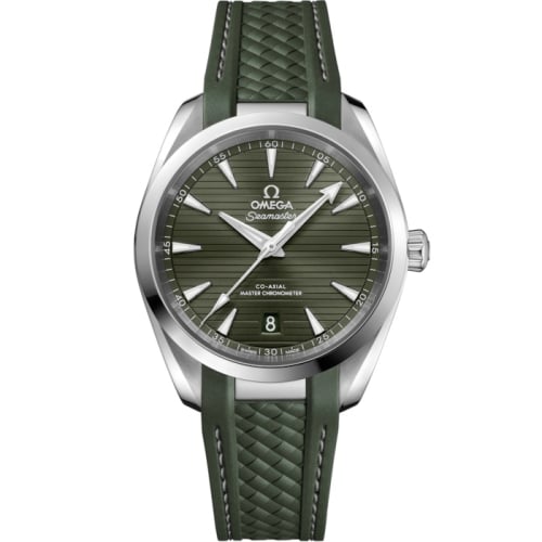 Omega Seamaster Aqua Terra 150M Master Chronometer 38 Stainless Steel / Green / Rubber