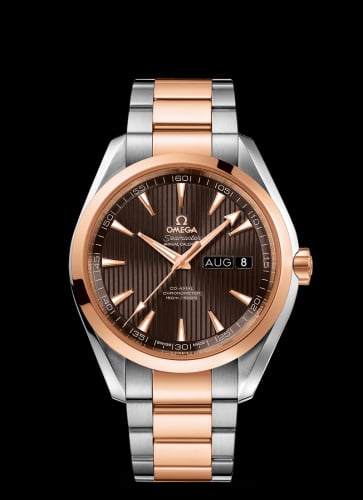 Omega Seamaster Aqua Terra 150M Co-Axial 43 Annual Calendar Stainless Steel / Red Gold / Grey / Bracelet