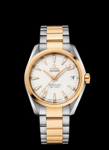 Omega Seamaster Aqua Terra 150m Master Co-Axial 38.5 Stainless Steel / Yellow Gold / Silver / Bracelet