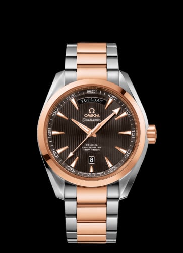 Omega Seamaster Aqua Terra 150m Co-Axial 41.5 Day-Date Stainless Steel / Red Gold / Grey / Bracelet