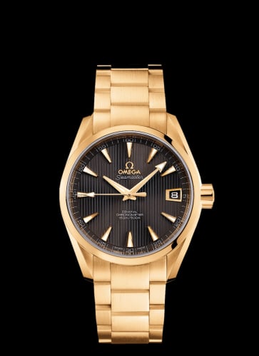 Omega Seamaster Aqua Terra 150M Co-Axial 38.5 Yellow Gold / Grey / Bracelet