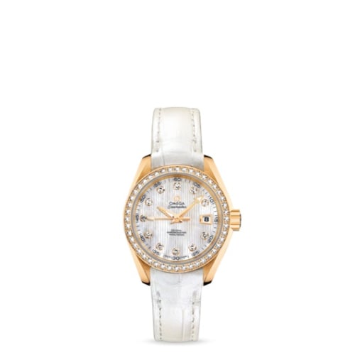 Omega Seamaster Aqua Terra 150M Co-Axial 30 Yellow Gold / Diamond / MOP