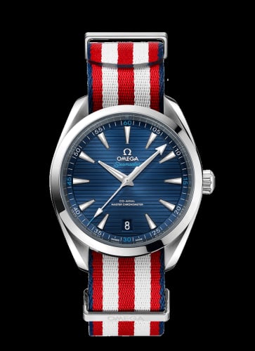 Omega Seamaster Aqua Terra 150M Master Chronometer 41 Stainless Steel / Blue / NATO / Shaun White Edition