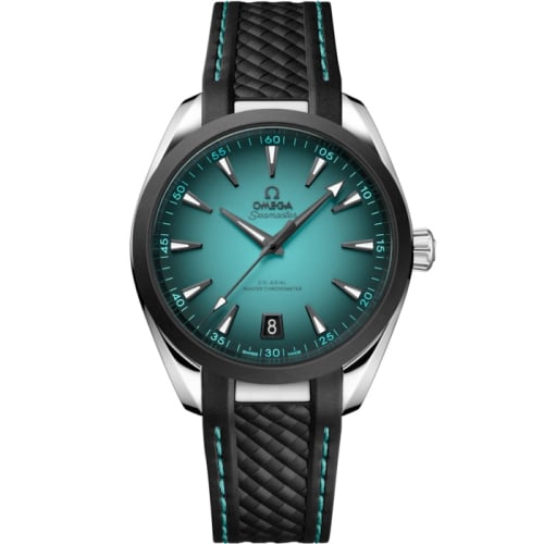 Omega Seamaster Aqua Terra 150M Master Chronometer 41 Stainless Steel - Ceramic / Turquoise / Rubber