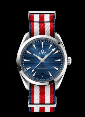 Omega Seamaster Aqua Terra 150M Master Chronometer 41 Stainless Steel / Blue / NATO / Paralympics