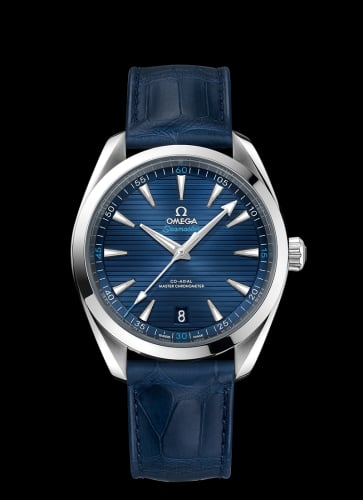 Omega Seamaster Aqua Terra 150M Master Chronometer 41 Stainless Steel / Blue / Alligator