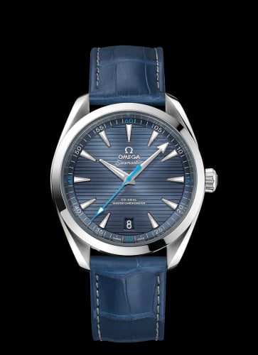 Omega Seamaster Aqua Terra 150M Master Chronometer 41 Stainless Steel / Blue / Alligator
