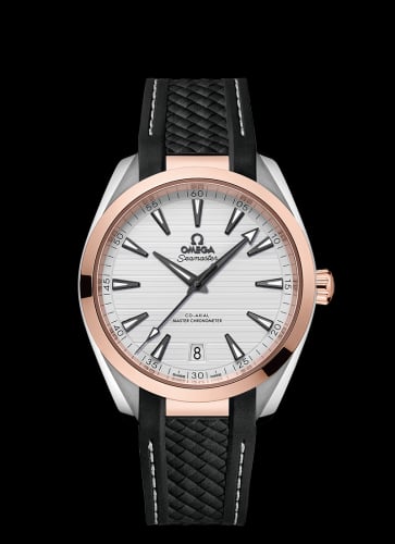 Omega Seamaster Aqua Terra 150M Master Chronometer 41 Stainless Steel / Sedna Gold / Silver / Rubber
