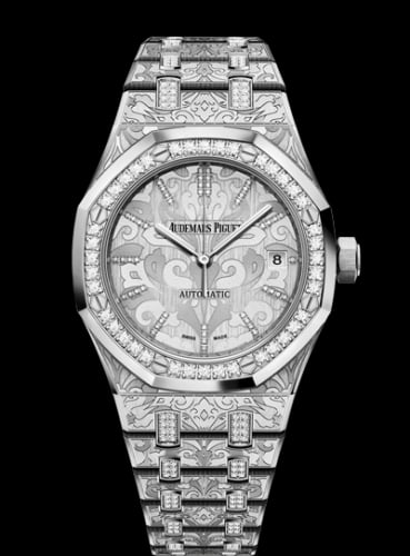Audemars Piguet Royal Oak 15456 Selfwinding White Gold / Cashmere
