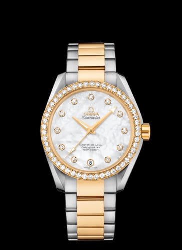 Omega Seamaster Aqua Terra 150M Master Co-Axial 38.5 Stainless Steel / Yellow Gold / Diamond / MOP / Bracelet