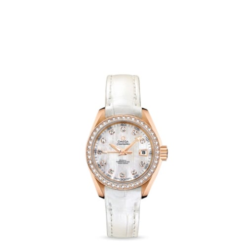 Omega Seamaster Aqua Terra 150M Co-Axial 30 Red Gold / Diamond / MOP