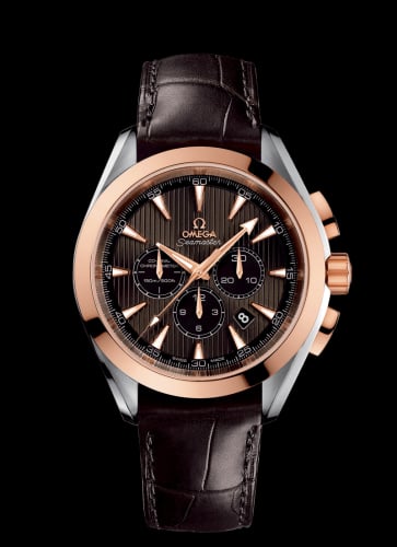 Omega Seamaster Aqua Terra 150M Co-Axial 44 Chronograph Stainless Steel / Red Gold / Grey
