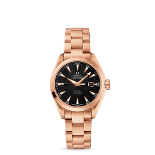 Omega Seamaster Aqua Terra 150M Co-Axial 34 Red Gold / Black / Bracelet
