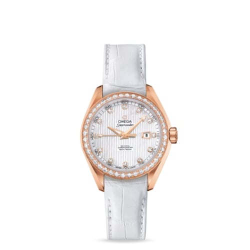 Omega Seamaster Aqua Terra 150M Co-Axial 34 Red Gold / Diamond / MOP