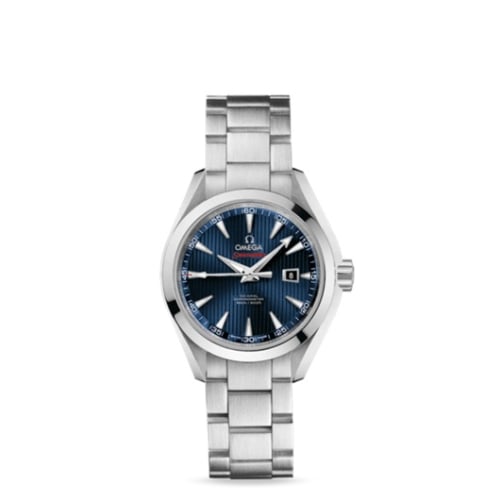 Omega Seamaster Aqua Terra 150M Co-Axial 34 Stainless Steel / Blue / Bracelet / Olympic Collection London 2012