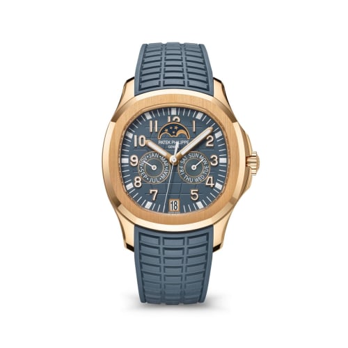 Patek Philippe Aquanaut Luce Annual Calendar Rose Gold / Blue
