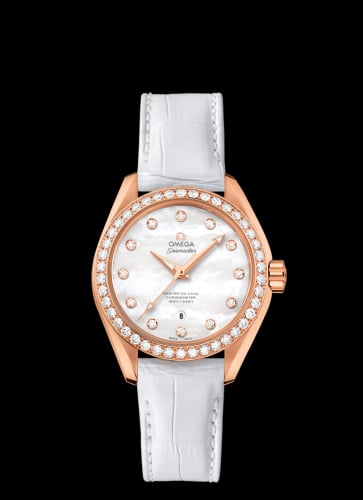 Omega Seamaster Aqua Terra 150M Master Co-Axial 34 Sedna Gold / Diamond / MOP