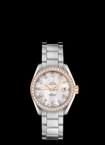 Omega Seamaster Aqua Terra 150M Co-Axial 30 Stainless Steel / Red Gold / Diamond / MOP / Bracelet