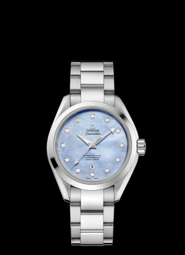 Omega Seamaster Aqua Terra 150M Master Co-Axial 34 Stainless Steel / Blue MOP / Bracelet