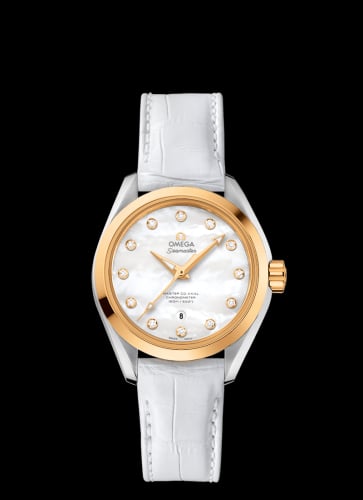 Omega Seamaster Aqua Terra 150M Master Co-Axial 34 Stainless Steel / Yellow Gold / MOP