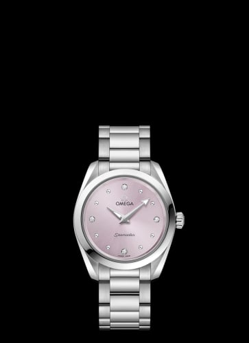 Omega Seamaster Aqua Terra 150M Quartz 28 Stainless Steel / Lilac / Bracelet