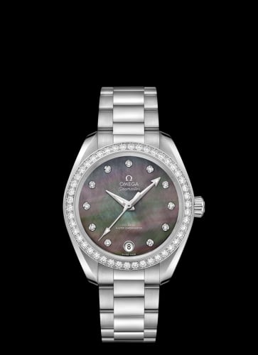 Omega Seamaster Aqua Terra 150M Master Chronometer 34 Stainless Steel / Diamond / Brown MOP / Bracelet