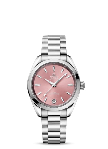 Omega Seamaster Aqua Terra 150M Master Chronometer 34 Stainless Steel / Shell Pink / Bracelet