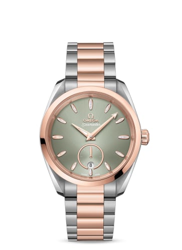 Omega Seamaster Aqua Terra 150M Master Chronometer Small Seconds 38 Stainless Steel / Sedna Gold / Green / Bracelet