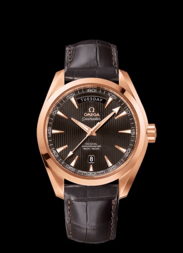 Omega Seamaster Aqua Terra 150m Co-Axial 41.5 Day-Date Red Gold / Grey