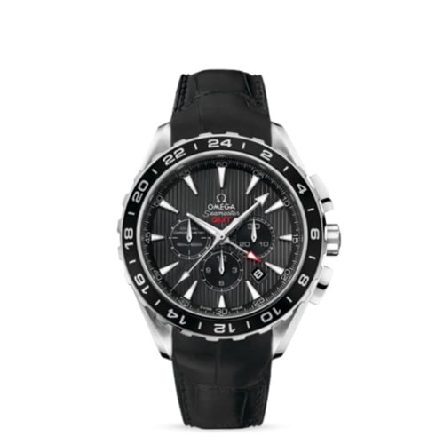 Omega Seamaster Aqua Terra 150M Co-Axial 44 GMT Chronograph Stainless Steel / Grey