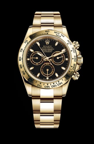 Rolex Cosmograph Daytona Yellow Gold / Black
