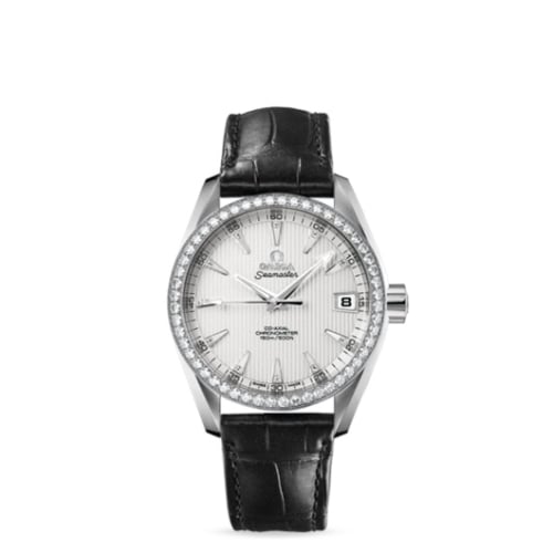 Omega Seamaster Aqua Terra 150M Co-Axial 38.5 White Gold / Diamond / Silver