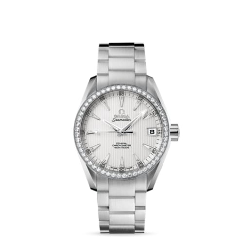 Omega Seamaster Aqua Terra 150M Co-Axial 38.5 White Gold / Diamond / Silver / Bracelet