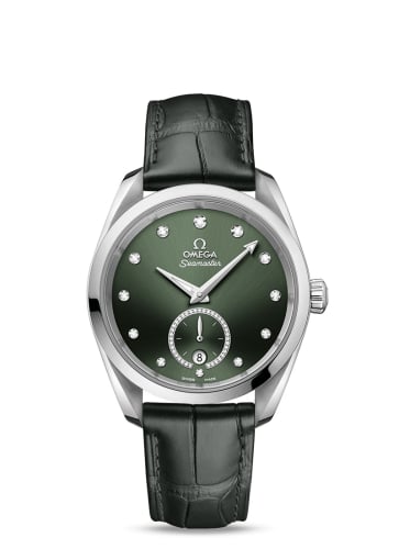 Omega Seamaster Aqua Terra 150M Master Chronometer Small Seconds 38 Stainless Steel / Green - Diamond / Alligator