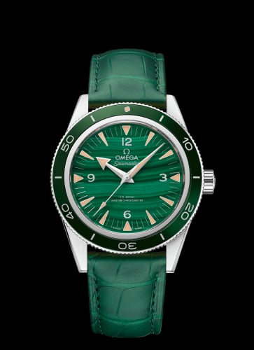 Omega Seamaster 300 Co-Axial Master Chronometer Platinum / Malachite