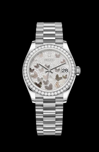 Rolex Datejust 31 White Gold / Diamond / Butterfly / President