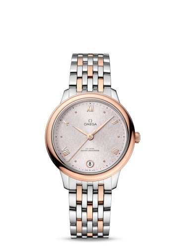 Omega De Ville Master Chronometer 34 Stainless Steel - Sedna Gold / Rose / Bracelet