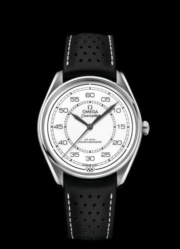Omega Seamaster Master Co-Axial 39.5 Olympic Timekeeper Stainless Steel / White / Black