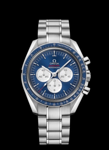 Omega Speedmaster Professional Moonwatch Stainless Steel / Blue / Tokyo Olympics