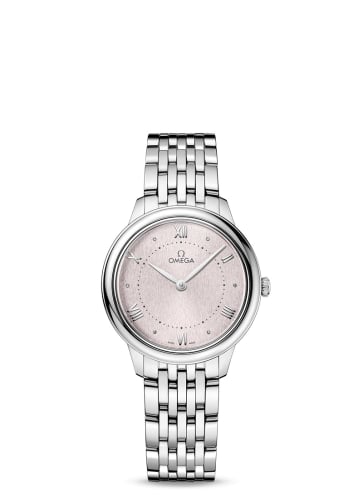 Omega De Ville Quartz 30 Stainless Steel / Rose / Bracelet