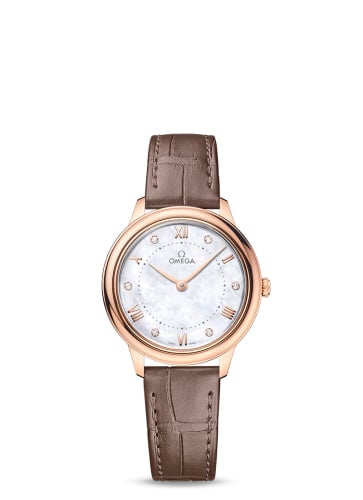 Omega De Ville Quartz 30 Sedna Gold / MOP - Diamond