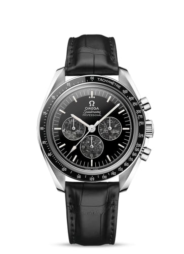 Omega Speedmaster Professional Moonwatch 321 Platinum / Black / Alligator