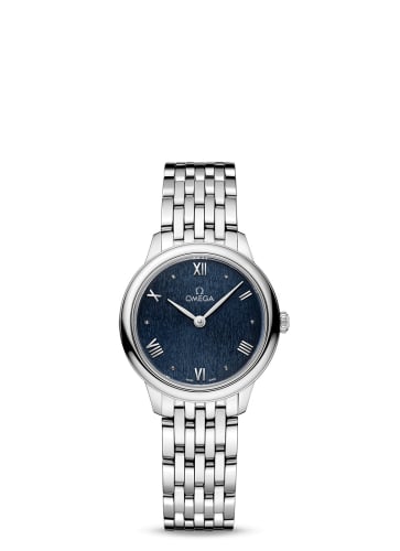 Omega De Ville Quartz 27.5 Stainless Steel / Blue / Bracelet