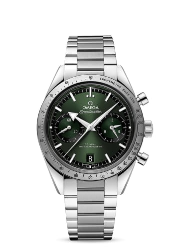 Omega Speedmaster 57 Master Chronometer 40.5 Stainless Steel / Green / Bracelet