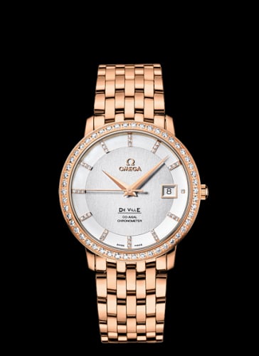 Omega De Ville Prestige Co-Axial 36.5 Red Gold / Diamond / Bracelet