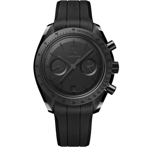 Omega Speedmaster Moonwatch Co-Axial Master Chronometer Dark Side of the Moon Black Black / Rubber