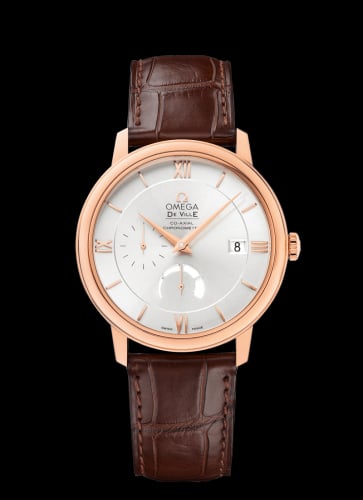 Omega De Ville Prestige Co-Axial 39.5 Power Reserve Red Gold / Silver