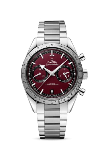 Omega Speedmaster 57 Master Chronometer 40.5 Stainless Steel / Red / Bracelet