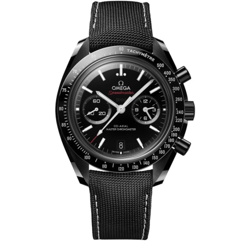 Omega Speedmaster Moonwatch Co-Axial Master Chronometer Dark Side of the Moon / Fabric