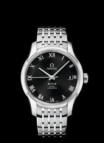 Omega De Ville Co-Axial 41 Stainless Steel / Black / Bracelet